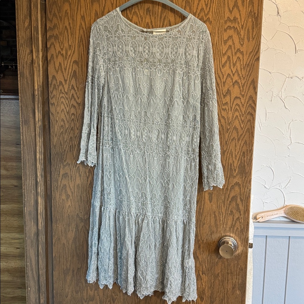Sundance Light‎ Blue Lace Dress XS